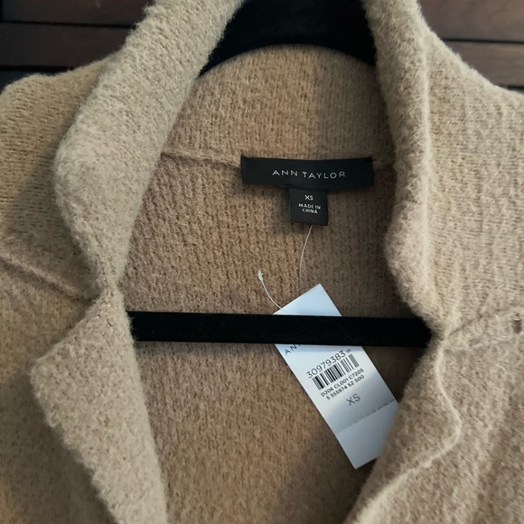 Ann Taylor Fuzzy Sweater Coat - Picture 3 of 3